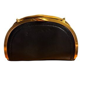 Donna Karan New York Lawrence Chain Black Clutch